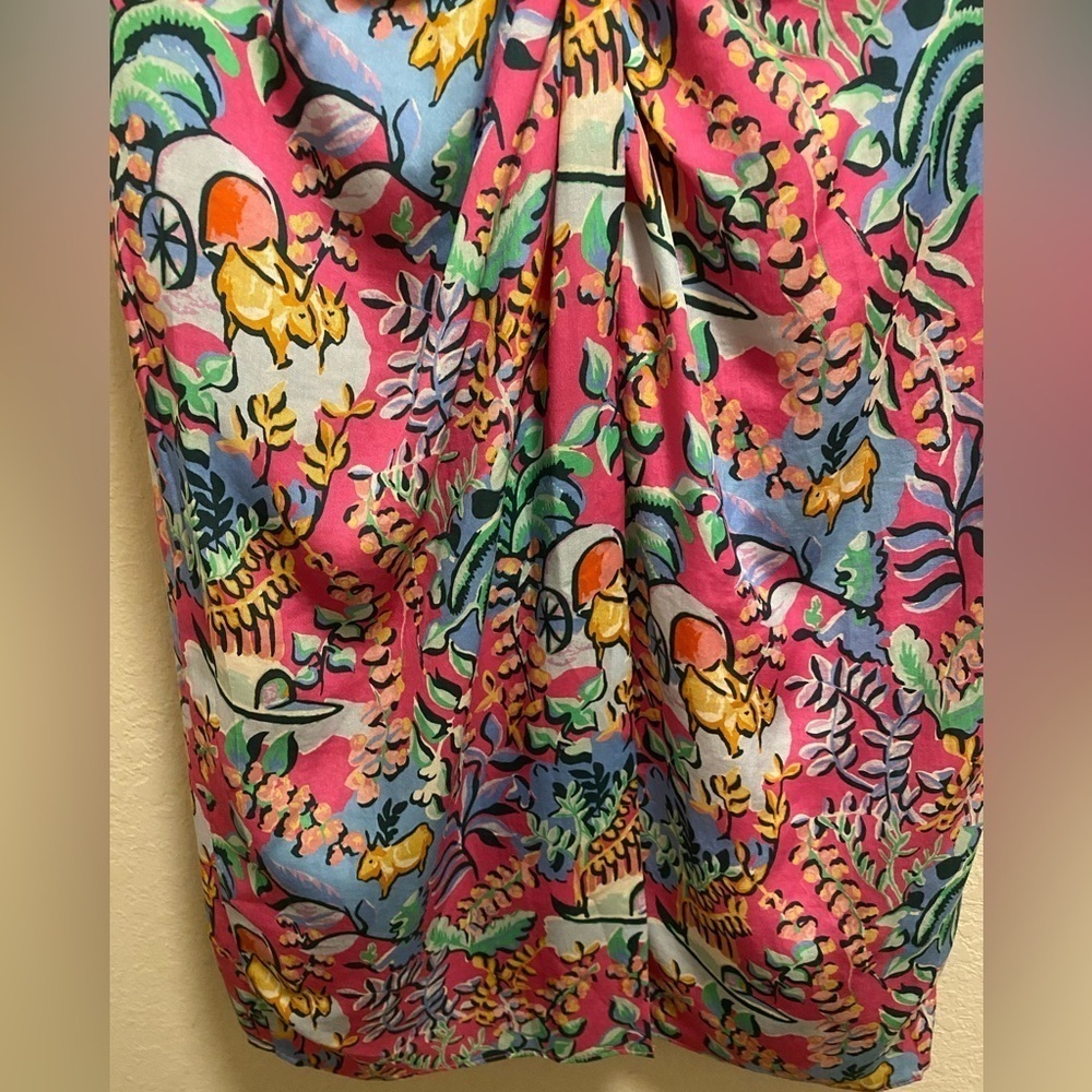 J. McLaughlin Blakely Freshfield Floral Maxi Skirt Size 4 - Picture 4 of 10